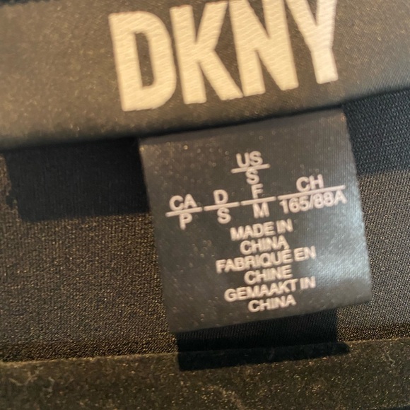 DKNY, ruched mesh dress ,SM, black, NWT - Picture 4 of 7